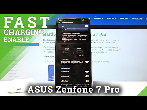 Charging Options on ASUS Zenfone 7 Pro – Add Scheduled Charging
