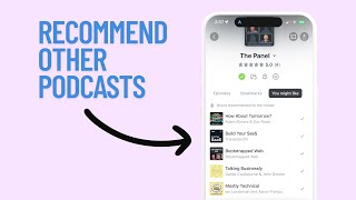 Recommend other podcasts to your podcast's fans