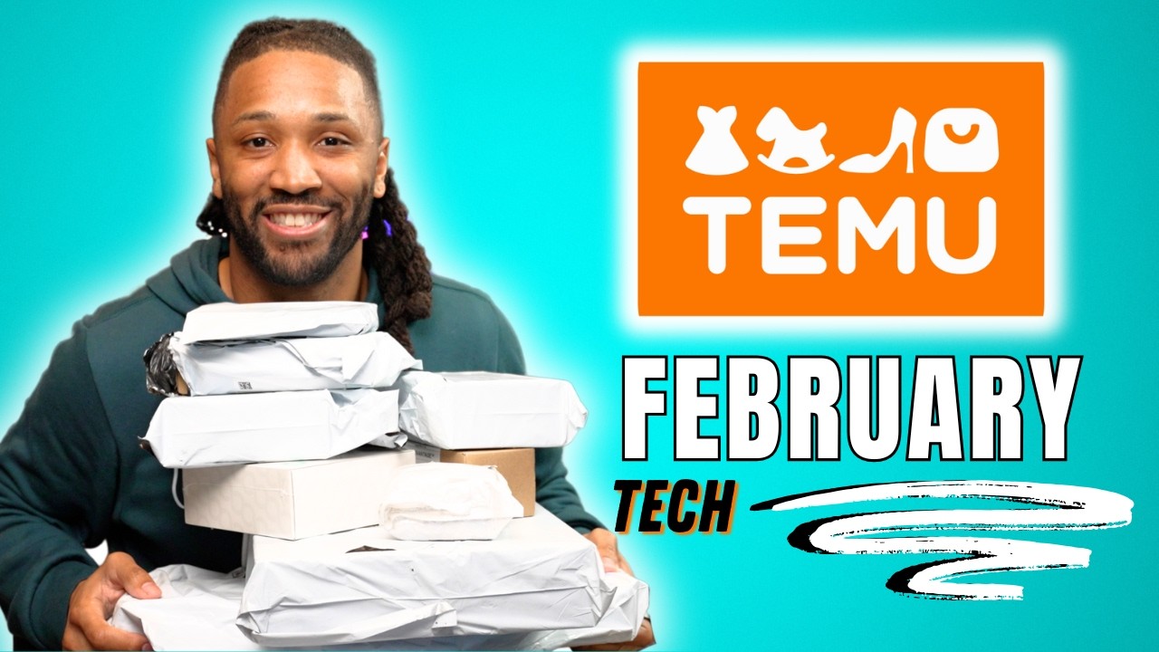 Products That Actually Make You Better!! - Temu Tech Haul February