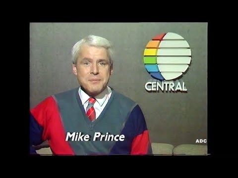 Central adverts, trailer & Mike Prince in-vision 24th December 1986