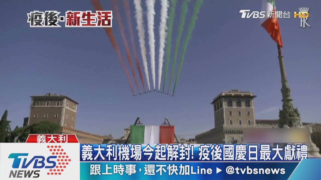 義大利機場今起解封! 疫後國慶日最大獻禮