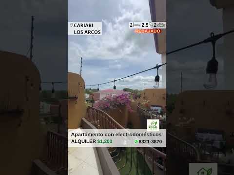 Apartamento espacioso con electrodomésticos Los Arcos, Cariari Heredia