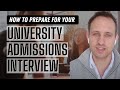 How to prepare for an interview at a Chinese University
