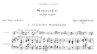Paul Ladmirault – Violin Sonata