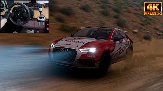 TEAM AUDI Full-Send in Heavy Thunderstorm | Thrustmaster TX Gameplay [4K]