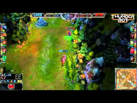 [W9D1 GMB vs ATN] Lee and Shen gank on botlane !