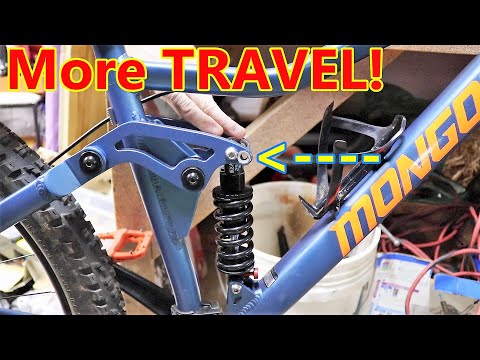 Mongoose Ledge X1 X2 Rear suspension mod more travel super plush