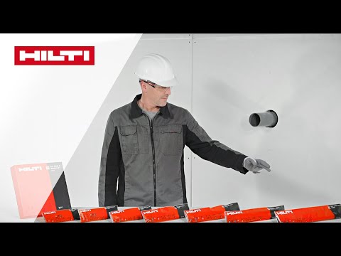 Hilti DEMO Montage der Brandschutzbandage CP 648-S und CP 648-E