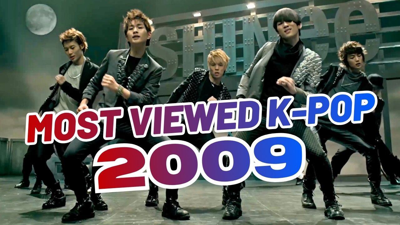 MOST VIEWED K-POP SONGS OF 2009 | (Updated 2026)