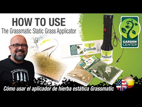 How to Use the Grassmatic Static Grass Applicator/ Cómo usar el aplicador de césped Grassmatic