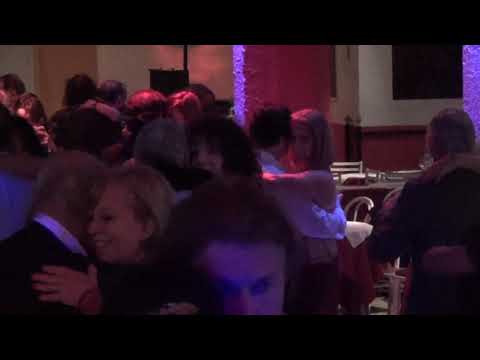 Roberto Peralta dancing with Susana Miller en Club Maracaibo (Marabu), August 2017