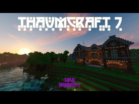 EPIC Minecraft Thaumcraft 1.16.5 - Crazy House & Crystals!