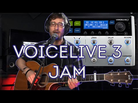 TC Helicon VoiceLive 3 - FX Pedal Intro & JAM demo