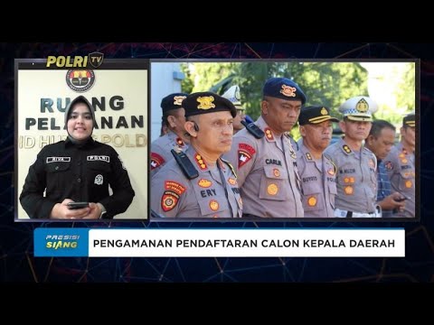 LIVE - POLDA ACEH PENGAMANAN PENDAFTARAN CALON DI KPU