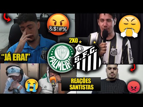 REAÇÕES dos SANTISTAS - PALMEIRAS 2X0 SANTOS - BRASILEIRÃO 2025 - REACT VAMOS RIR DO PEIXE!