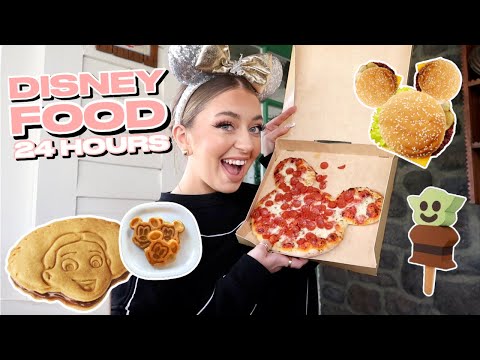 I ONLY Ate DISNEYLAND Food For 24 HOURS!!
