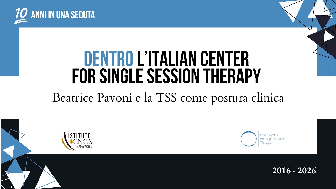Beatrice Pavoni: la TSS come postura clinica