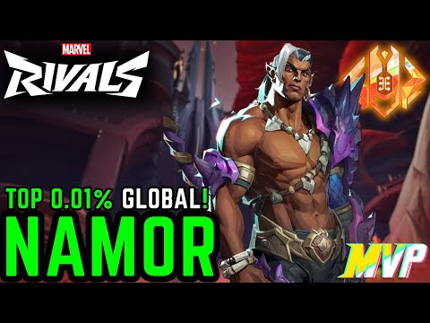 50-2! Most Dmg! Most Finals! AHNS MVP namor gameplay Marvel Rivals Season 4