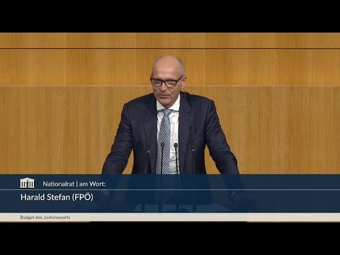 Harald Stefan - Budget 2025 - Justiz - 16.6.2025