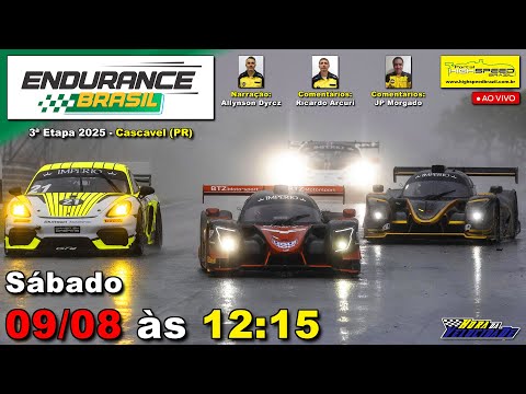 🔴 ENDURANCE BRASIL | 3 Horas de Cascavel | 3ª Etapa 2025 | Cascavel (PR) | Ao Vivo