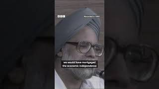When Manmohan Singh addressed India's liberalisation plan in 1991 | BBC News India