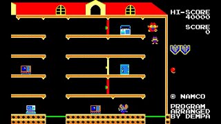 Sharp X1 Game: Mappy (1986 Dempa / Namco) New version