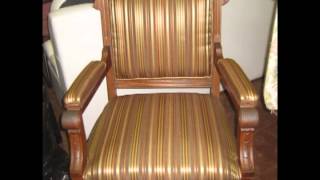 preview picture of video 'Auction Furniture ReUpholstery at D and N Upholstery in Blissfield Michigan'