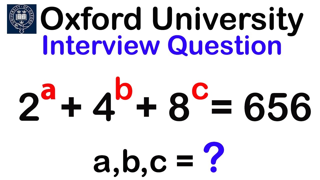 80% FAILED | Oxford University Interview Question