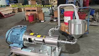 High Shear Homo Mix Pump #Konmix machine #shear pump #more layers rotor-stator workheads