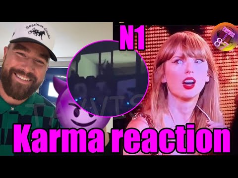 Cute! Travis cheering up Taylor Swift after the INSANE ' Karma' is the guy on the chiefs'