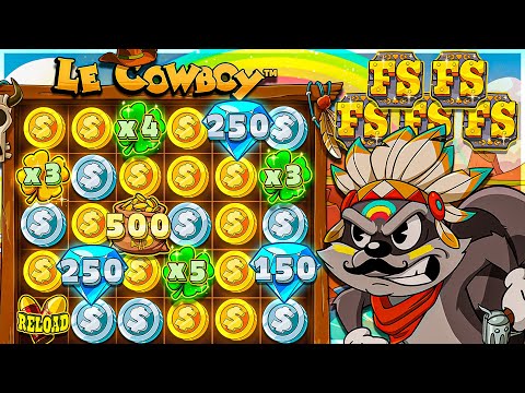 BIGGEST 5 SCATTER BONUS WIN On LE COWBOY SLOT!!