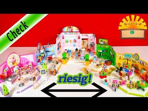 EINKAUFSPASSAGE XXL! Alle LÄDEN zusammen! Neuheiten 2017 Playmobil 9078 9079 9080 Film deutsch