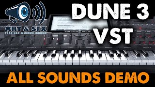 Video thumbnail for Synapse DUNE3 VST - [All Factory Presets] - SOUND DEMO -  no talking by ART & SFX