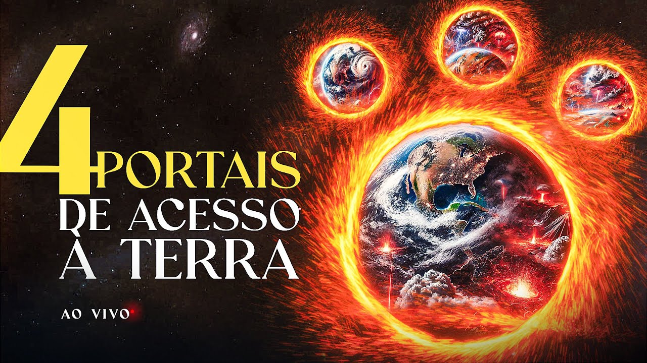 4 PORTAIS DE ACESSO AO PLANETA TERRA - Semana do Apocalipse - Live 1 - Lamartine Posella