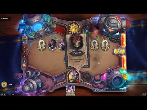 Puzzle Lab! Lethal Blast Dr. Boom solution - Hearthstone