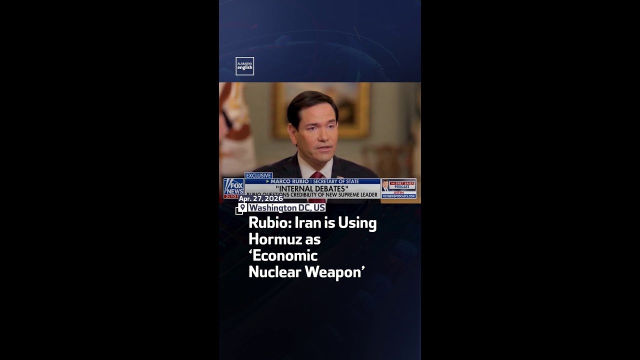 Video | Rubio: Iran is Using Hormuz as ‘Economic Nuclear Weapon’