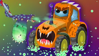 scary tractor | car wash | kids videos