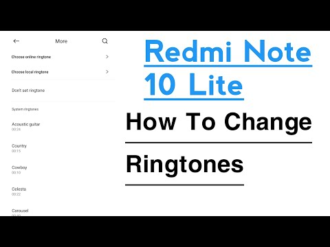 Redmi Note 10 Lite How To Change Ringtones | Redmi Note 10 Lite Ringtone Kaise Change Kare