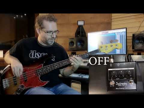 SADOWSKY SPB-1 BASS PREAMP-DI with FENDER JAZZ BASS