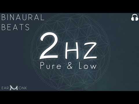 2Hz Delta | 🎧 Pure Binaural Beats | 432Hz Based | Low Frequency Carrier
