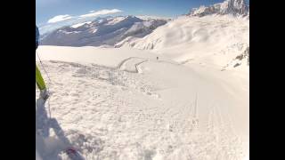 preview picture of video 'Heliskiing Courmayeur Februar 2015'