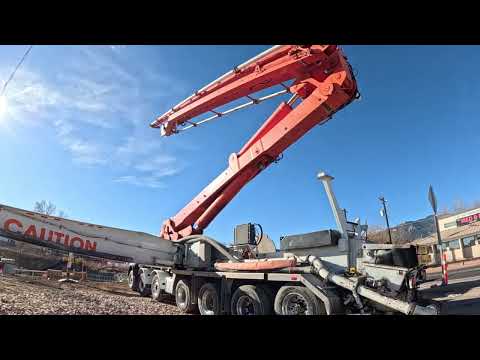 POV | 58M Schwing Setup Near Traffic 🚧 Tight Street Placement