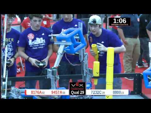2015 VRC Engr Q29 - 8176A 9457A vs 7232C 8800 - 40 to 59 - VEX Worlds 2015 - Engineering Division