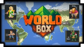 The Four Races Fight Over An Ocean  World -WorldBox