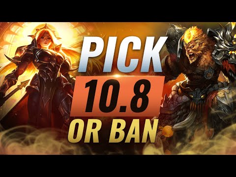 OP PICK or BAN: BEST Builds For EVERY Role - League of Legends Patch 10.8