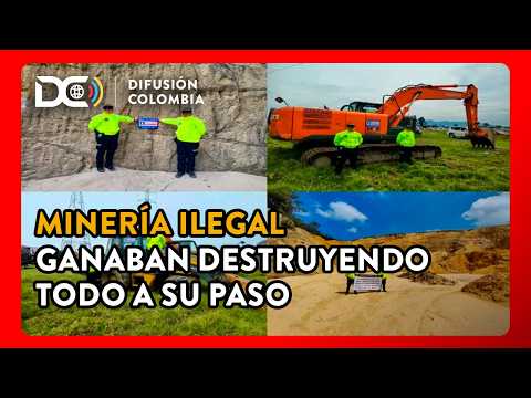 ⛏️Caen mineros ilegales en Cundinamarca con millonario negocio