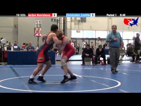 Jordan Henrickson vs. Christopher Castillo at 2013 Junior Nationals - FILA - FS
