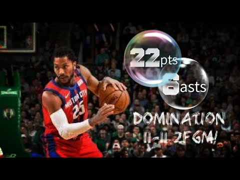 Derrick Rose PERFECT Game  vs Celtics | 2020.01.15 | 11-13 FGM!