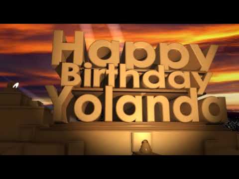 Happy Birthday Yolanda