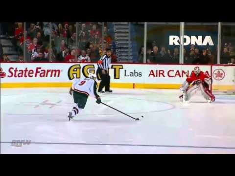Mikko Koivu Shootout goal on Leland Irving. Feb 11th 2013